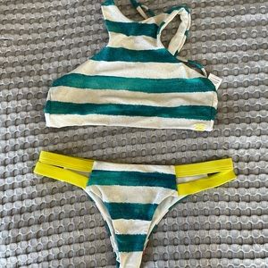 Billabong Striped Bikini